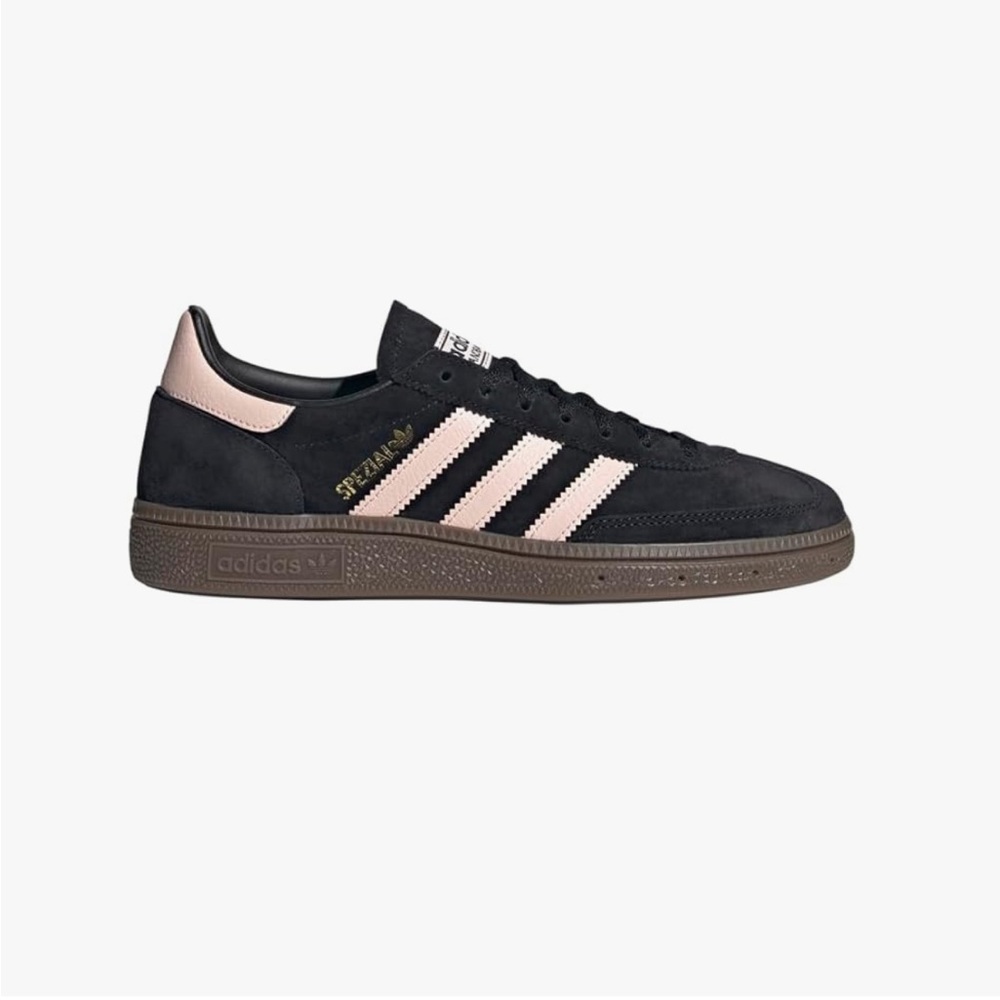 adidas Originals Handball Spezial (Black ICY Pink, Womens, 8) samba lookalike